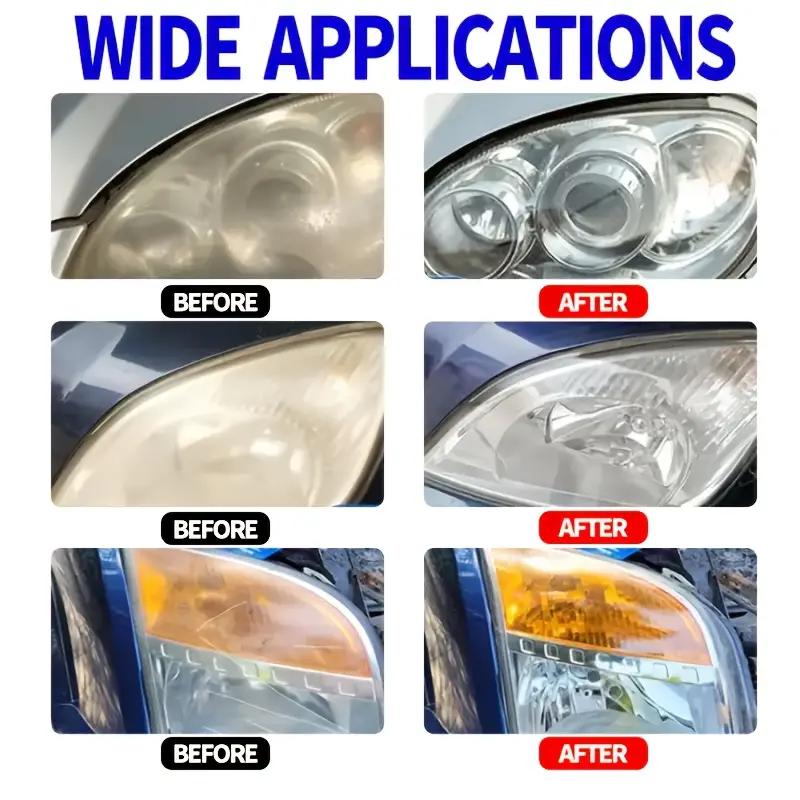 Professional Car Headlight Repair Paste,easyto-use Headlight Maintenance Kit,repairs Oxidized, Yellowed,and Cloudy Car Headlight