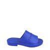 Giuneva Logo Embossed Slides Blue