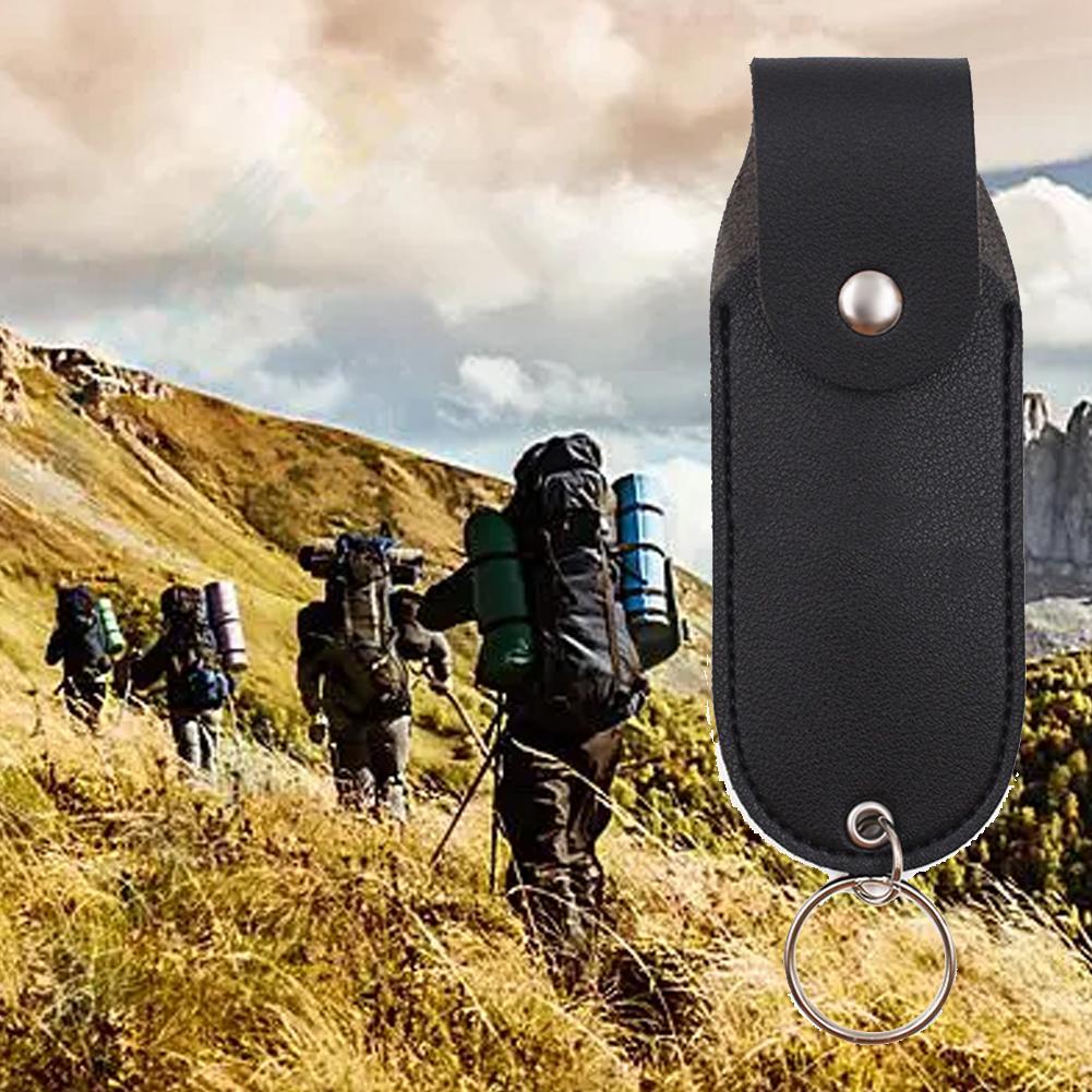 Compact Size Lipstick Pouch PU Leather Lipstick Holster