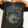 Seattle Football Vintage Crewneck Shirt, Gift For Football Fans
