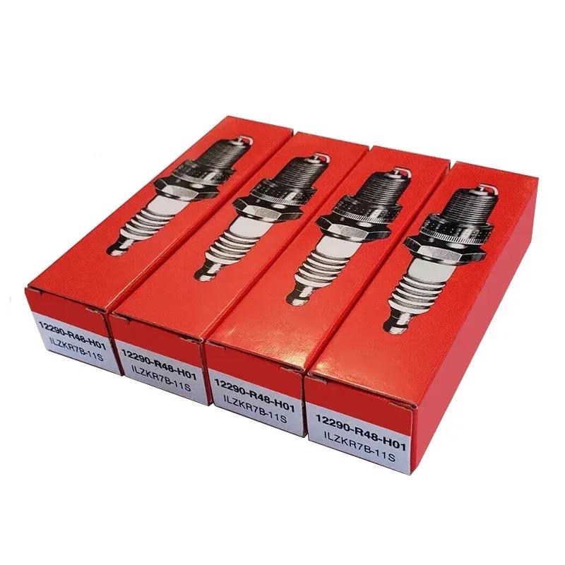 4/6pcs 12290-R48-H01 ILZKR7B11S Iridium Spark Plug For Honda Accord Acura TL MDX Civic TSX 12290R48H01 ILZKR7B-11S 5787 4pcs