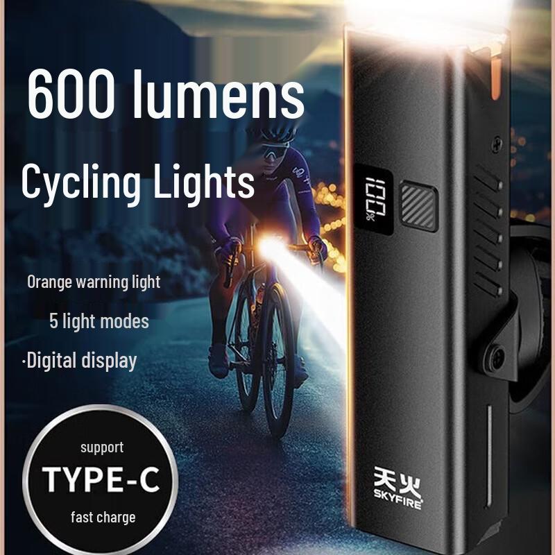 SkyFire Rechargeable Bicycle Headlight