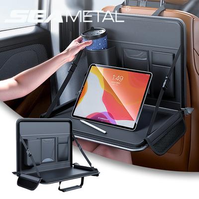 Auto Laptop Halter Leder Autositz Rücken Hängender Notebook Tisch Tragbarer Auto Computertisch Ess Tablet Halter Lebensmittel Organizer
