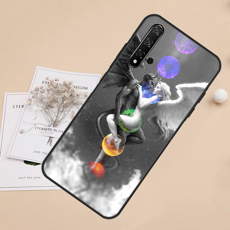 

Devil Angel For Huawei Nova 12i 11i 8i 7i 3i 9 10 SE Y60 Y61 Y70 Y72 Y73 Y90 Y91 P20 P30 P40 Lite Case Huawei Nova 10