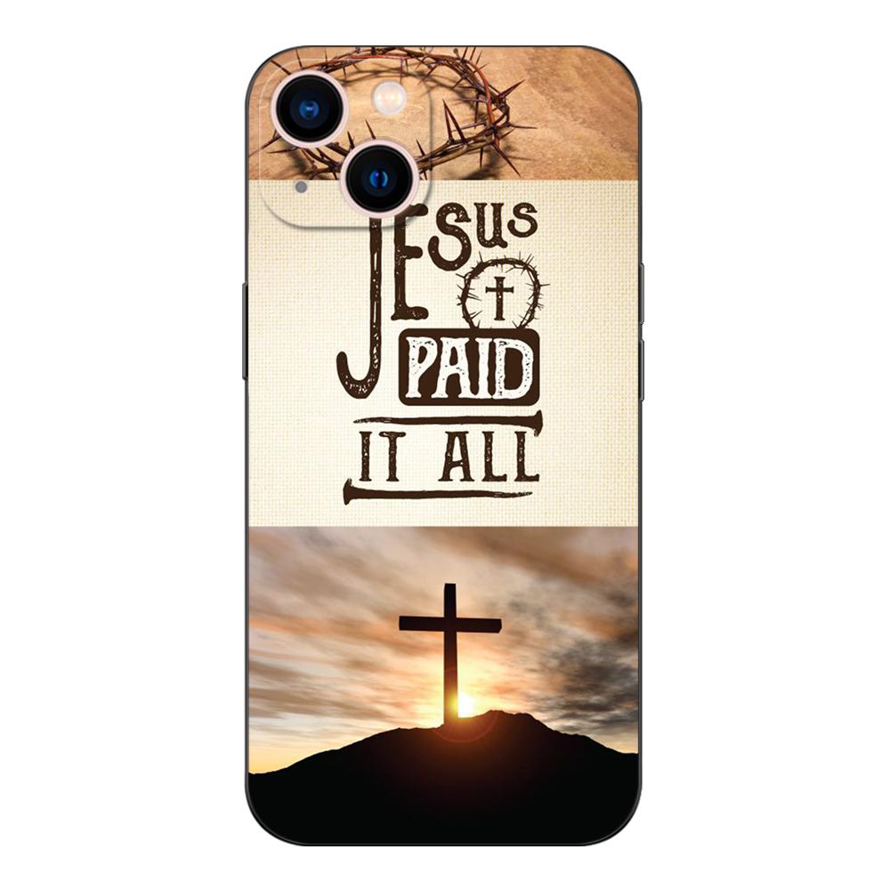 Capa preta de tpu para Xiaomi Redmi 5 5plus 6 6a 7 7a 8 8a capa traseira sabedoria cristã de jesus