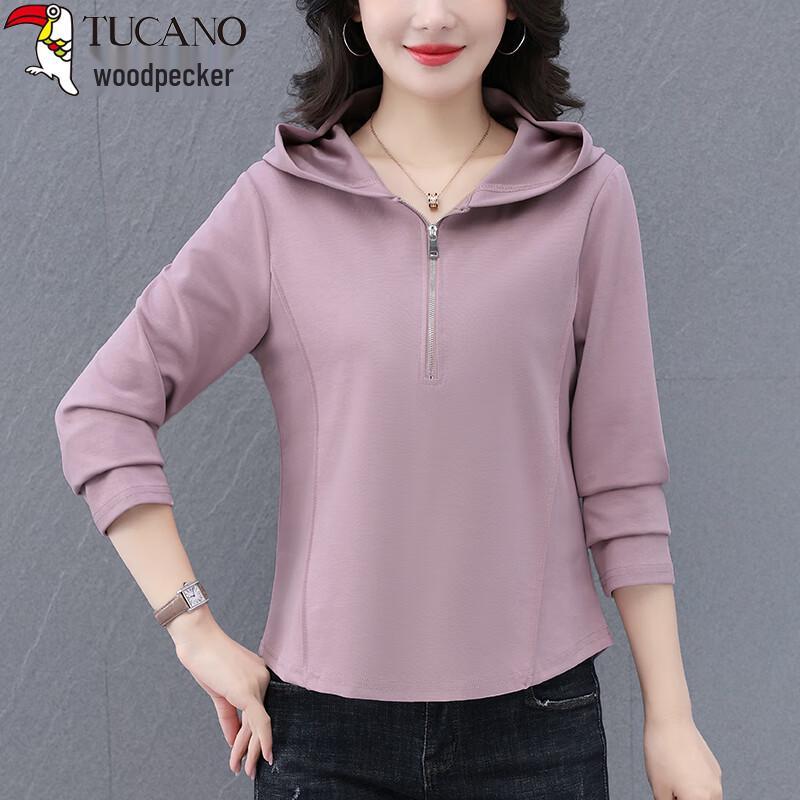 Woodpecker Women's Hooded Long Sleeve T-shirt