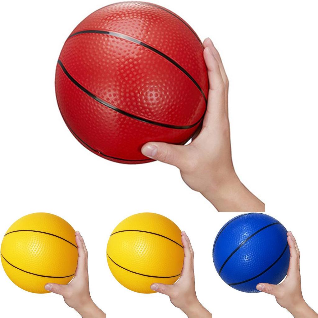 Pvc Inflatable Basketball Durable Outdoor Sports Ball For Kids 18cm Blue