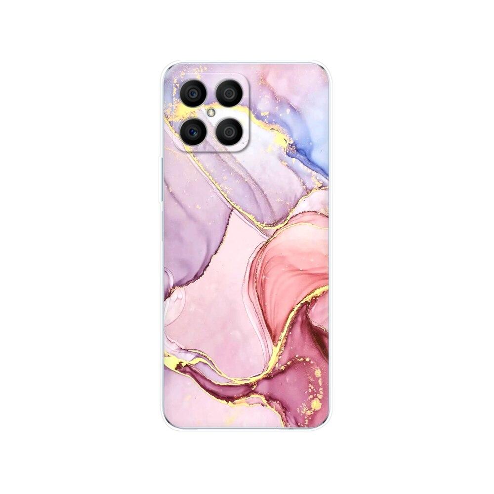 Husa pentru Honor X8 Husa din spate pentru HonorX8 Husa Honor X 8 Husa transparenta pentru telefon Geanta de protectie Tpu Husa din silicon moale Bara de protectie