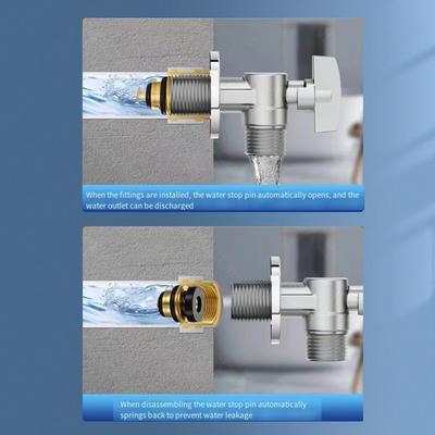 Winkelventil Messing Armatur Wasserstoppventil Stabile Struktur