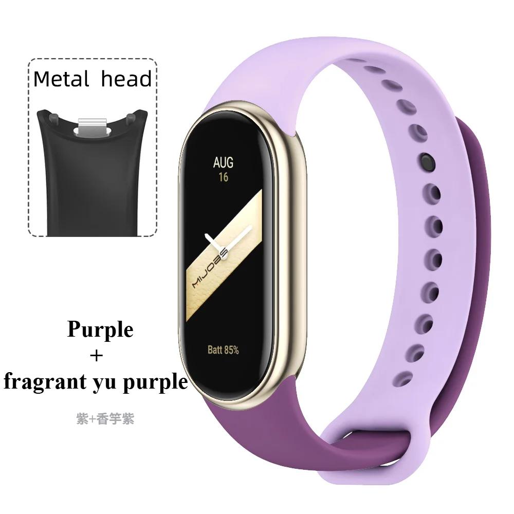 Sport Silicone Strap for Xiaomi Mi Band 9 NFC Replacement Bracelet Belt for Xiaomi Mi Band 8/9/10 Wriststrap Smart Watch Accessories