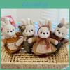 Love Bunny Plush Toy For Girls Birthday Gift Keychain Backpack Accessory