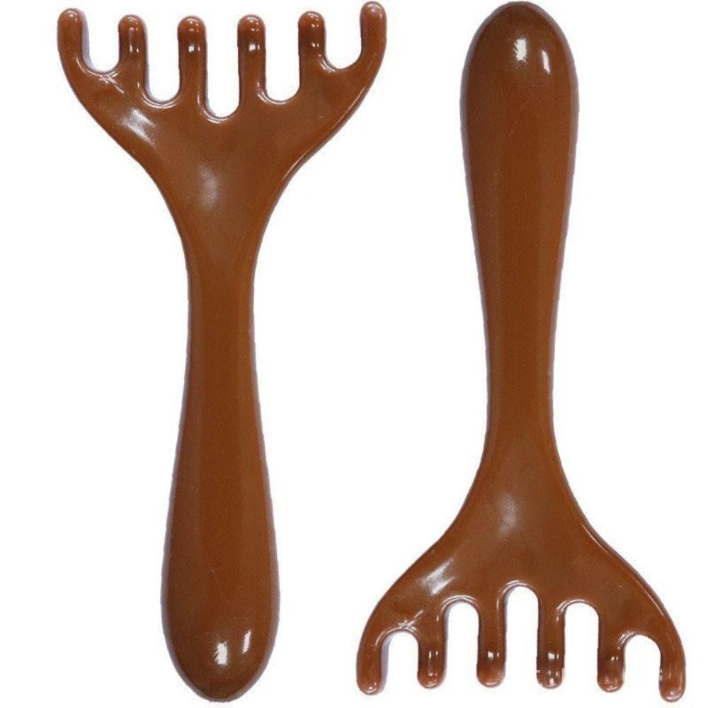 Anti-static Head Meridian Massage Comb Six-Claw Back Scratcher  for Promote Blood Circulation