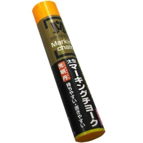 Shosekido Thick Marking Chalk, Yellow, 1 Box (12 Chalks) S30003