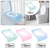 10Pcs Disposable Toilet Pads for Kids Adults Pregnant Women Toilet Seat Mat for Hotel Camping Public Toilet Outdoors Trip