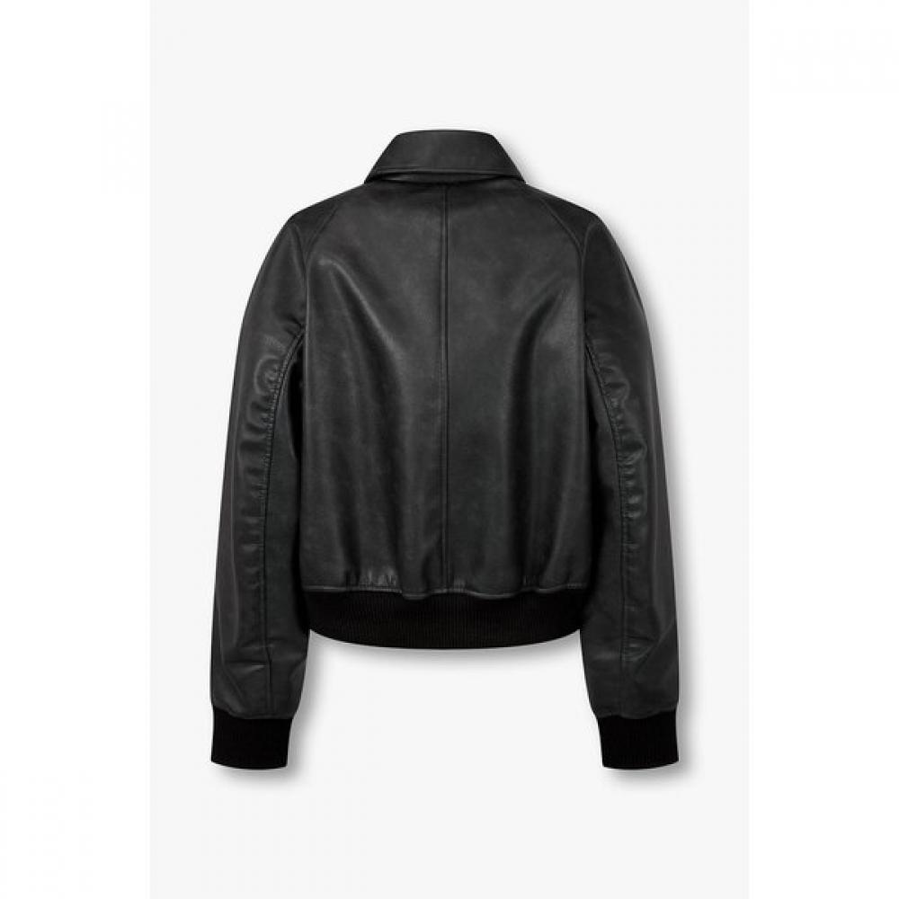 Studio Tomboy Synthetic Leather Blouson Jumper 9176161971