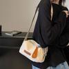 Trendy Multicolor Crossbody Bag Widen Belt Oxford Cloth Single-Shoulder Bag Casual Style Thicken Tote Bag Daily Casual