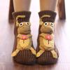 Lustige Damen Dickstricksocken Winter Warme Socken Rutschfest Lässig Boden Teppich Socken 3D Cartoon Tier Socke Kind Weihnachtsgeschenke