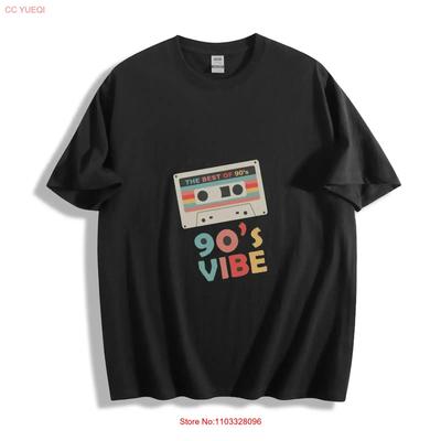 Retro 90s Vibes Cassette T Shirt The Best of Vintage Washed Designer Clothes Unisex Casual Streetwear Stylish Slightly