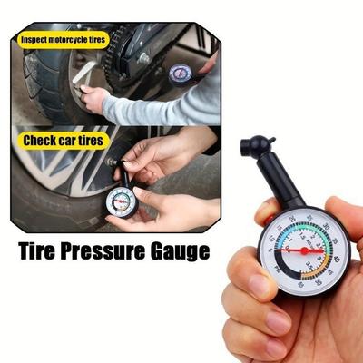 Auto Tire Inflation Pressure Gauge Tyre Deflation Pointer Car Tire Pressure Gauge Measurement High Precision Meter Detector