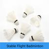 12pcs Feather Badminton Shuttlecocks Great Stability High Speed Badminton Birdies Balls for Sports Training Indoor Outdoor Game