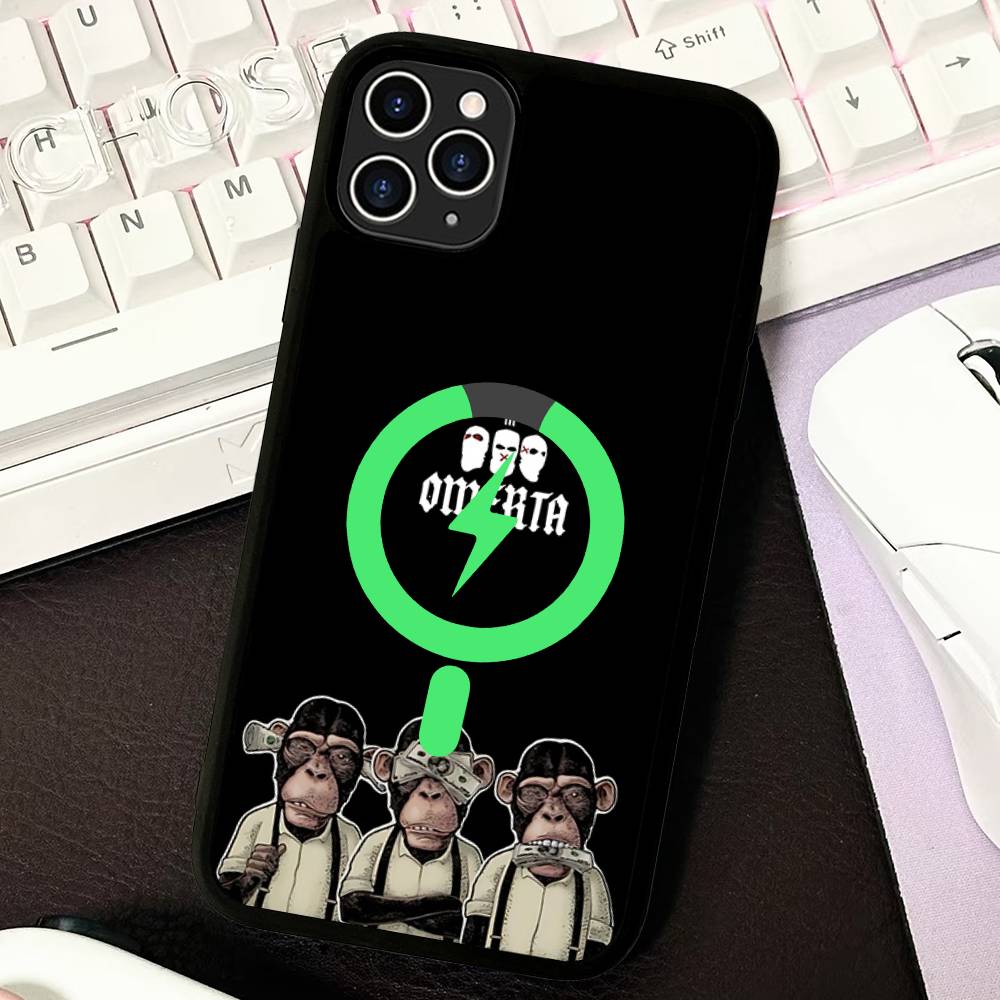 Fashion O-OmertaS 47 Magnetic Wireless Phone Case For IPhone 17 16 15 14 13 12 11 Pro Max Plus Mag Phone Cover