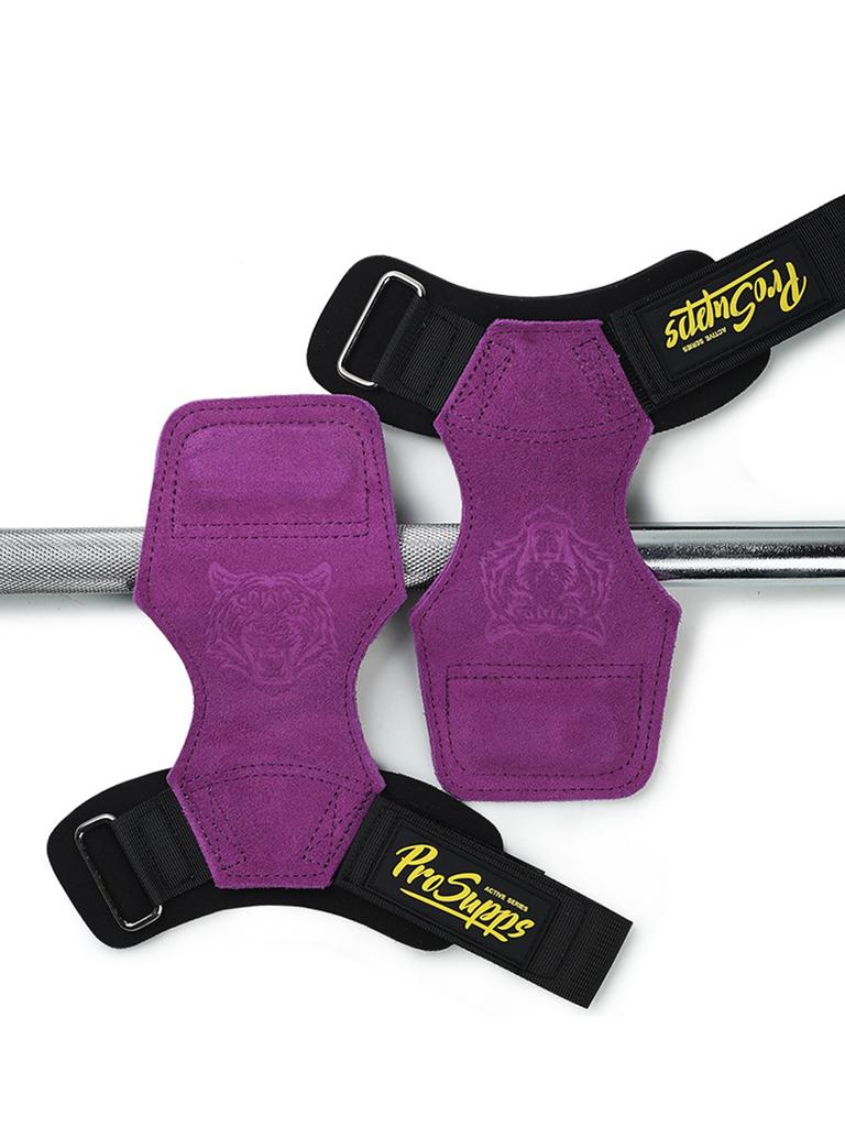 Cowhide Gym Gloves Anti Skid Weight Lifting Pads Deadlift Workout Fitness Palm Protection Training Guards
