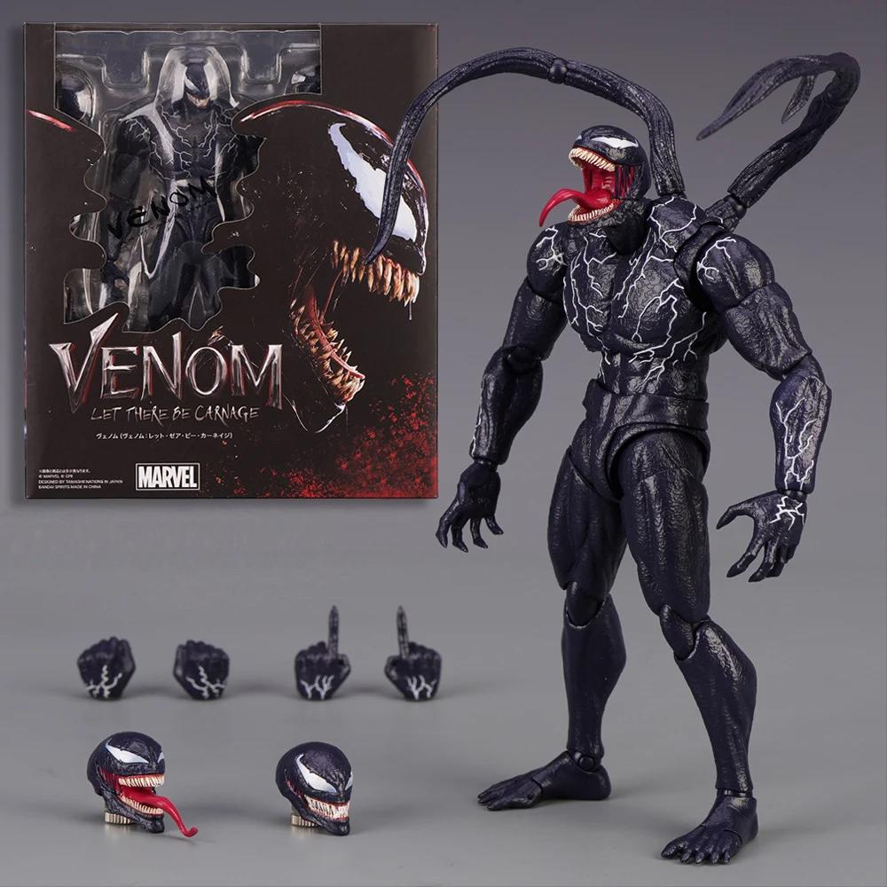 FANTASTISK YAMAGUCHI Venom 3 Carnage Venom: The Last Dance Symbiote Hasbro Actionfigur Leddbevegelig Modell Dukke barn for Leke Gave