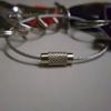 ZISIZ Steel Wire Loop Keychain
