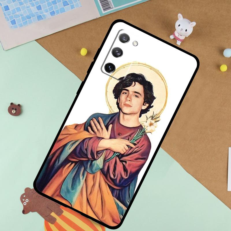 Timothee Chalamet Actor Soft Case For Samsung Galaxy S25 Ultra S9 S10 S20 FE S21 S22 S23 Plus S24 Ultra Funda Cover