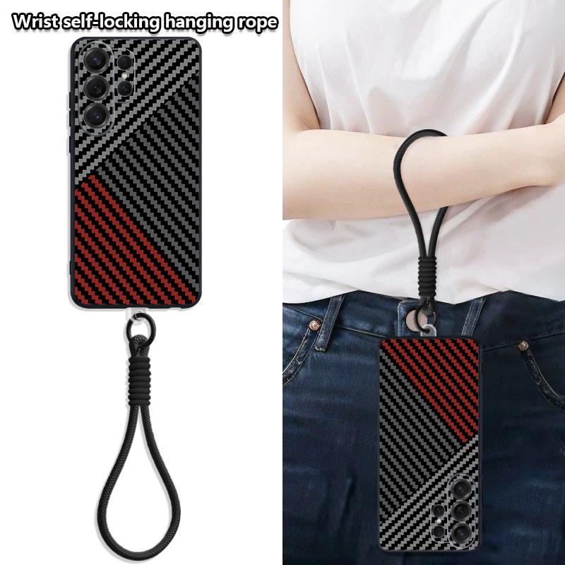 Carbon Fiber Pattern Case For Samsung S26 S25 Ultra S24 S23 FE S22 A15 A16 A17 A35 A36 A37 A54 A55 A56 A57 5G Hybrid Magnetic Matte Cover