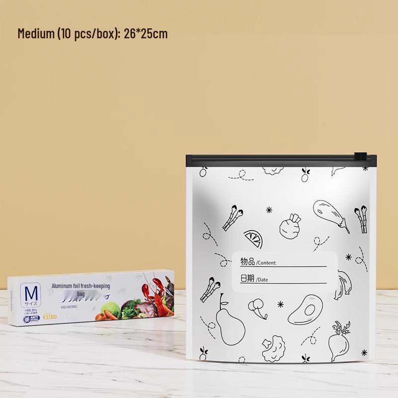Potravinářské hliníkové fóliové zipové úložné sáčky pro uchovávání čerstvosti, mrazení masa a zeleniny