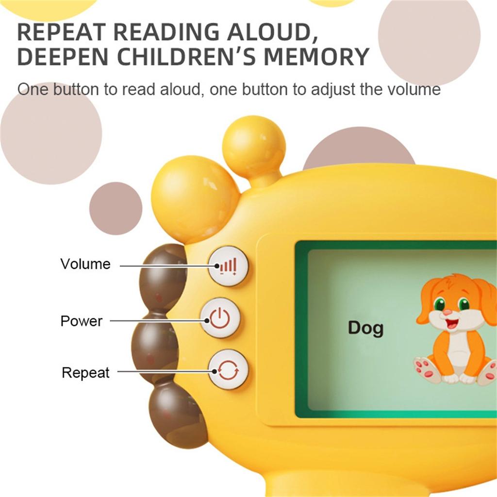 Talking Words Cards Learning Toys For Kids Toddler 60 Pcs Words Cards, Preschool Toys Educational