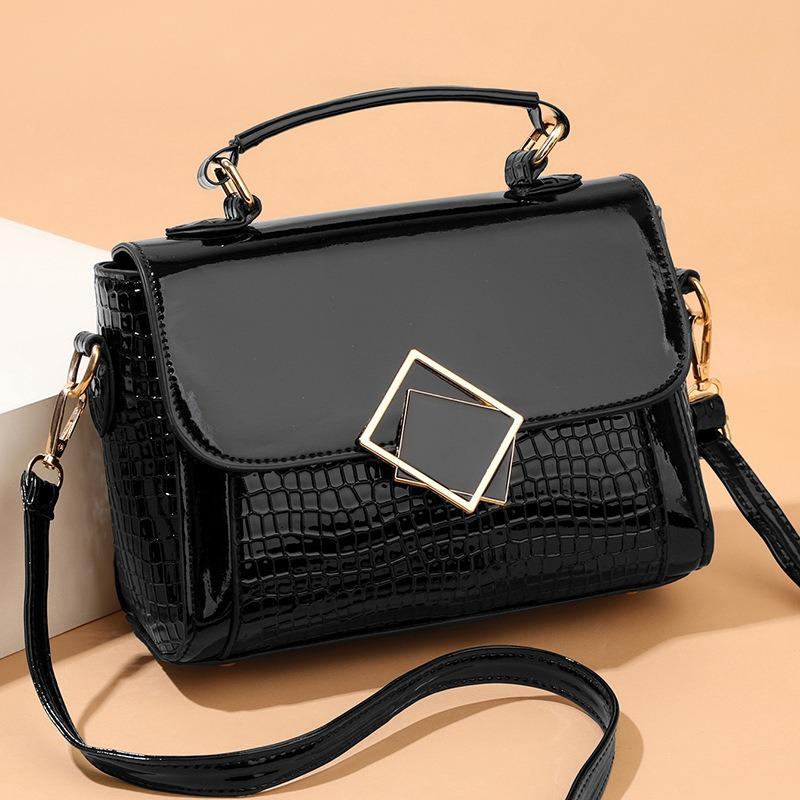 New Crossbody Shoulder Bag Women's Handbag, Fashionable Contrasting Color Handbag