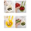 1Pc Plastic Kitchen Hanging Sink Drain Basket Automatic Dump Kitchen Sink Waste Collector Removable Bottom for Easy Installation