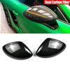 Carbon Fiber Rearview Mirror Cover Sticker (Pair) for Bao Shi.