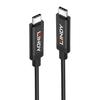 LINDY USB Cable USB 3.2 Gen2 (USB 3.1 Gen2) USB-C® Male, USB-C® Male 5.00 M Black 43308
