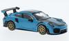 Bhurago Porsche 911 Gt2 Rs (Blue) 1/43 Scale Diecast Model Car [Imported]