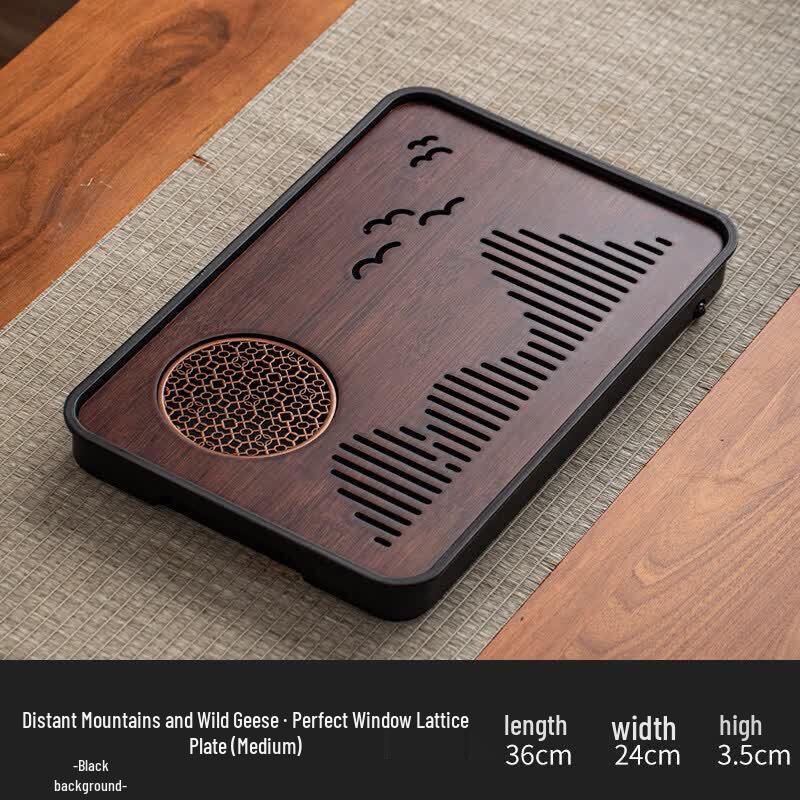 Bamboo Draining Kung Fu Tea Tray