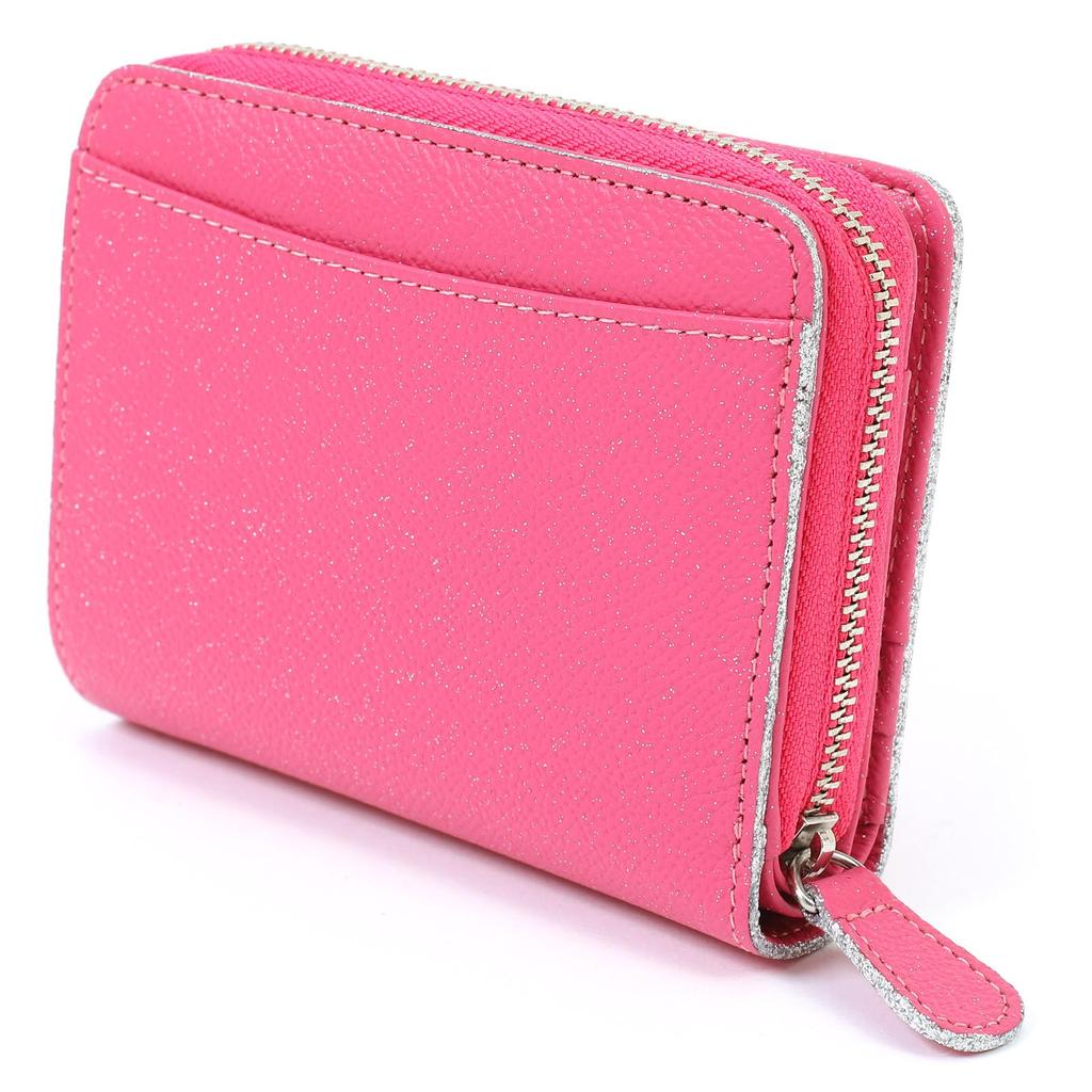 Glitter Bifold Wallet ZH0465 Rose 74741 [Kitamura] Women's [Red]