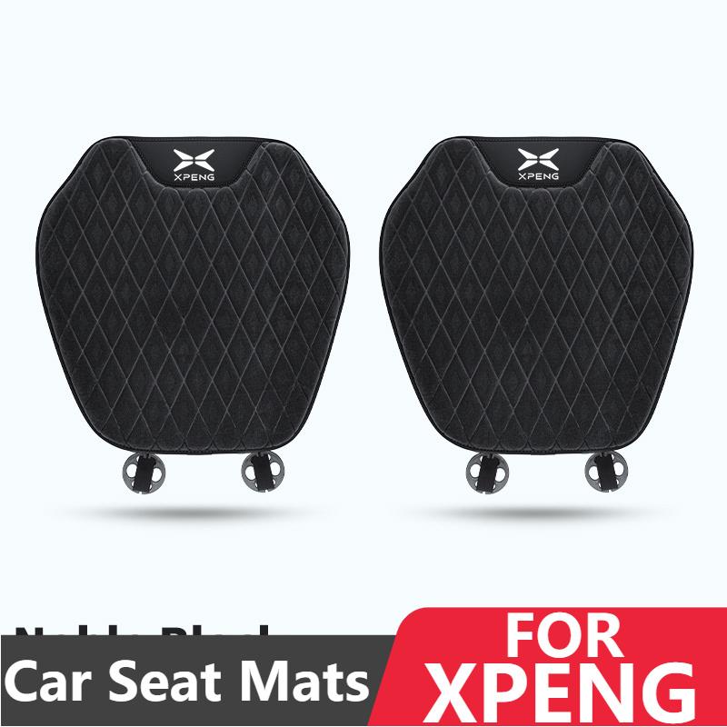 Car Seat Mats For Xpeng G6 G9 P7 X9 P7+ P5 G3 MONA M03 G7 Flannel Back Seat Pad Protector Covers Cushion Accessories