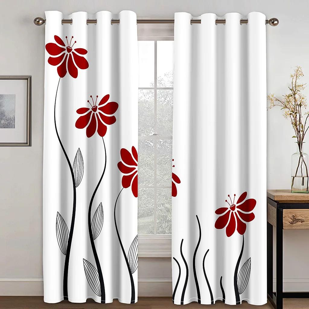 

Современные Минималистичные Африканские Женщины Абстрактное Искусство Солнцезащитные Шторы 2 Панели Гостиная Спальня Балкон Кухня Декоративные Шторы 50W130H(CM)X2PCS&HooK