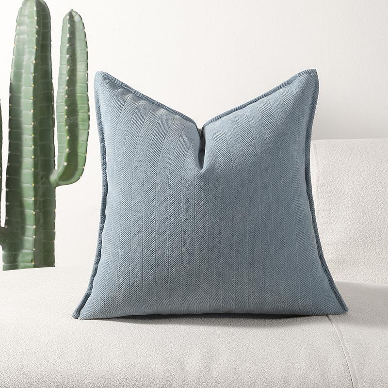 New Herringbone Edge Sofa Pillow Cushion Cover
