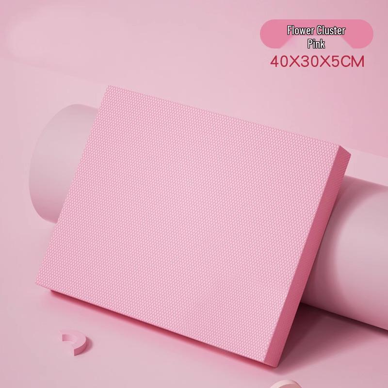 

Silent Non-Slip Thick Yoga Mat with Ab Roller & Foam Kneeling Pad