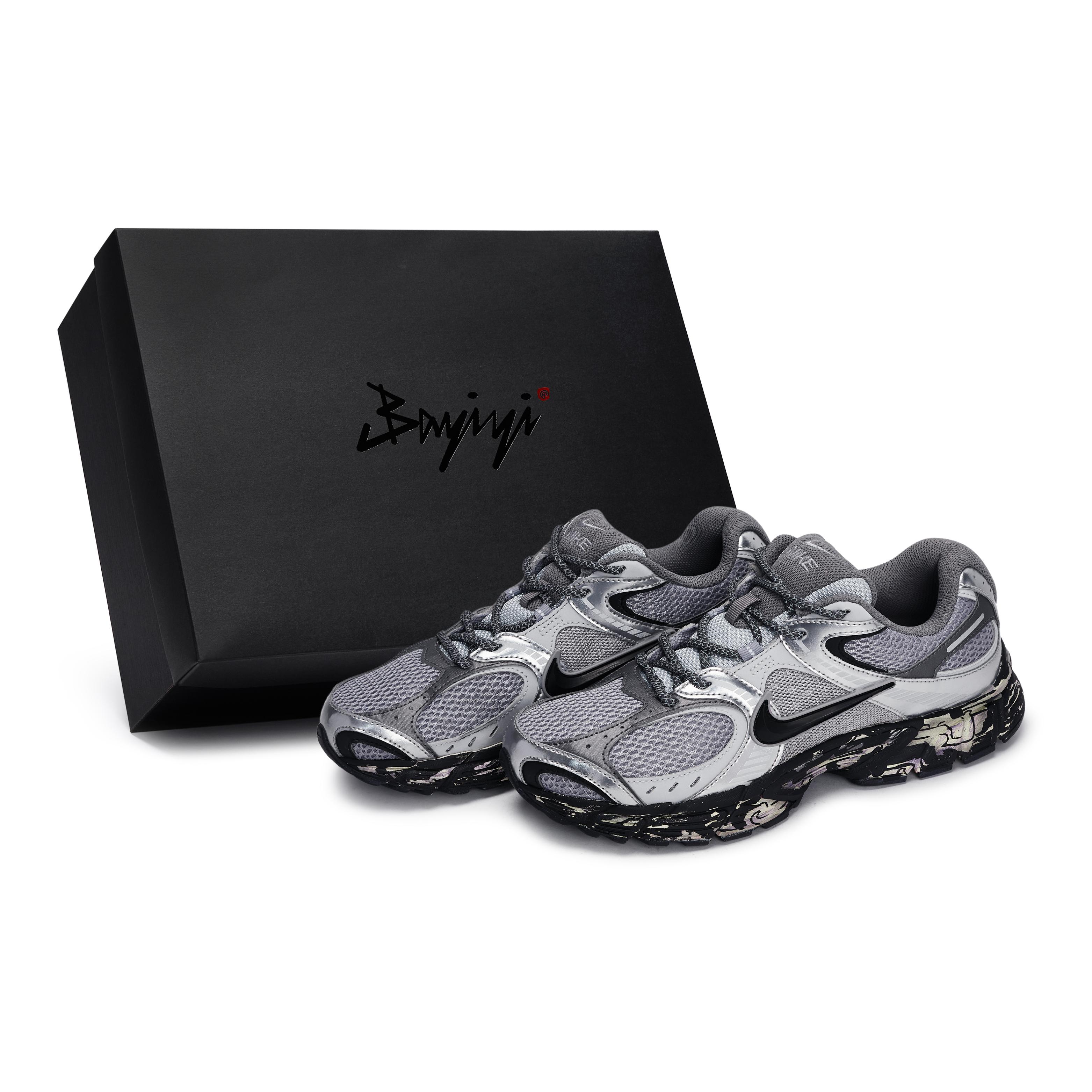 

Nike V5 RNR Abrasion Resistant Low top Running Shoes Men s Black Gray Silver Purple HJ5228-003(Team80-S-BOX) 39