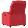 Electric Recliner Chair In Red Synthetic Leather