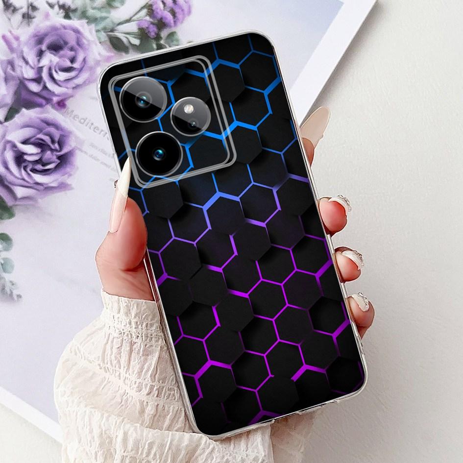 For Realme GT 7 7T Case 2025 Popular Flower Soft Clear Silicone TPU Protective Cover For Realme GT7 Pro RMX5011 Phone Case Shell