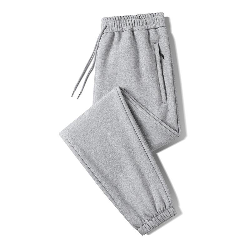 Men's Plus Size Sweatpants Spring/Autumn Trousers Versatile Casual Trousers for Men Warm Men's Long Trousers