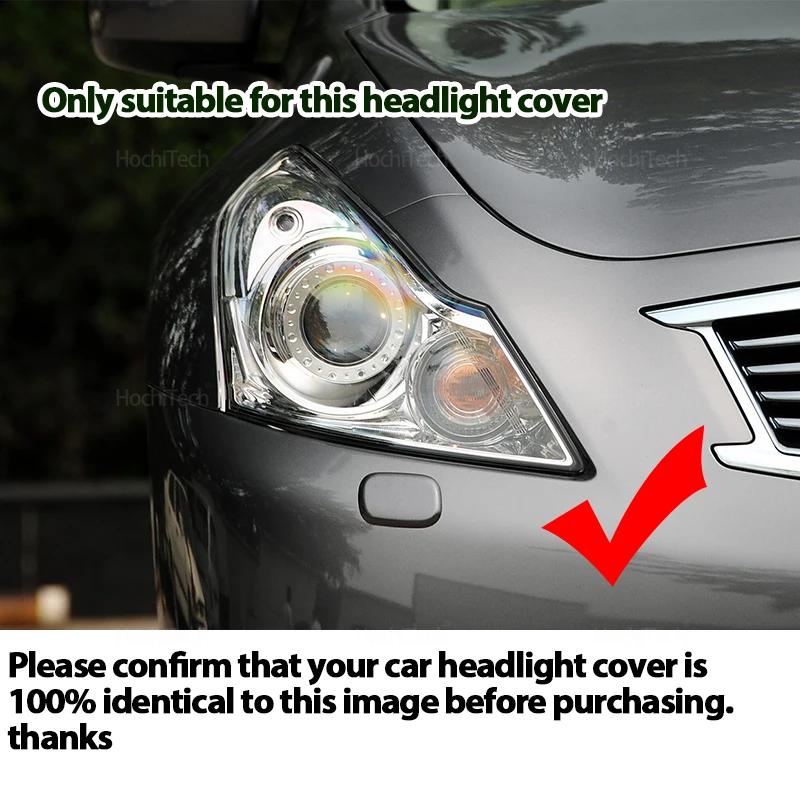 Transparent Front Headlights Lens Shell Cover Lampcover Lampshade for Infiniti G Line G37 G35 G25 2010-2013 Q40 2014 2015