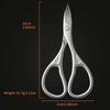 Xiaomi 1pc Professional Stainless Steel Nail Scissors  Curved Ergonomic Design Precise Cutting Suitable for Fingernails Toenails
