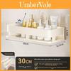 Modern Minimalist White Wall Mounted Bathroom Shelf With Detachable Design For Shower Storage And Toilets